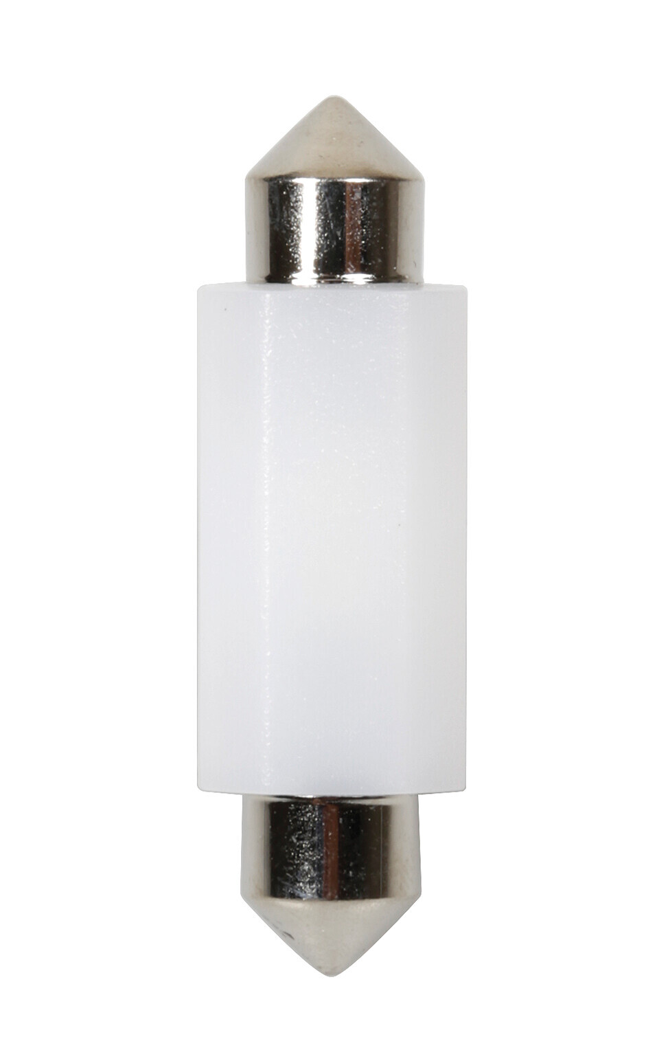 9/32V Led Series - 2 SMD x 1 chip - 12x41 mm - SV8,5-8 - 20 pz - Busta - Bianco - Doppia polarità - Resistenza incorporata