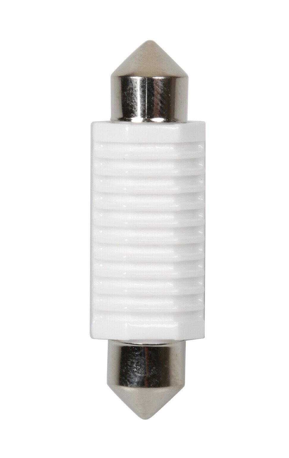 9/32V Led Series - 2 SMD x 1 chip - 12x41 mm - SV8,5-8 - 20 pz - Busta - Bianco - Doppia polarità - Resistenza incorporata - immagine 2