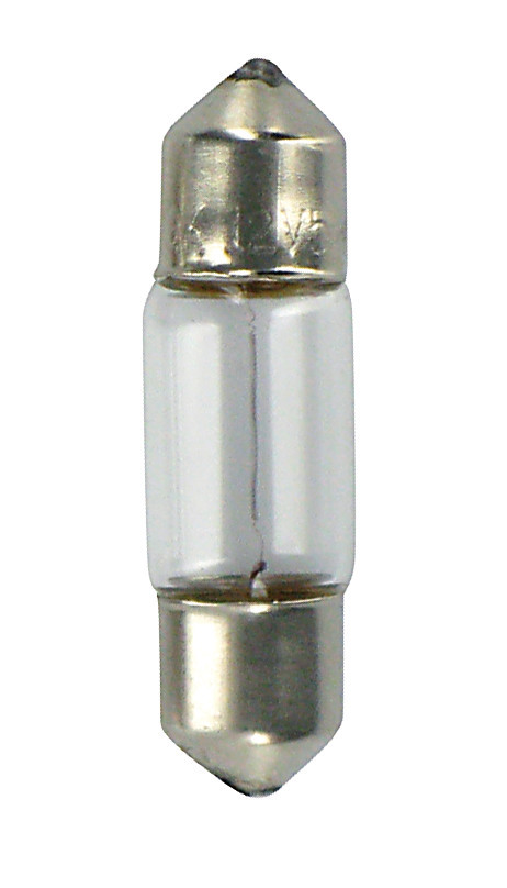 12V Lampada siluro - 8x28 mm - 15W - SV7-8 - 2 pz  - D/Blister