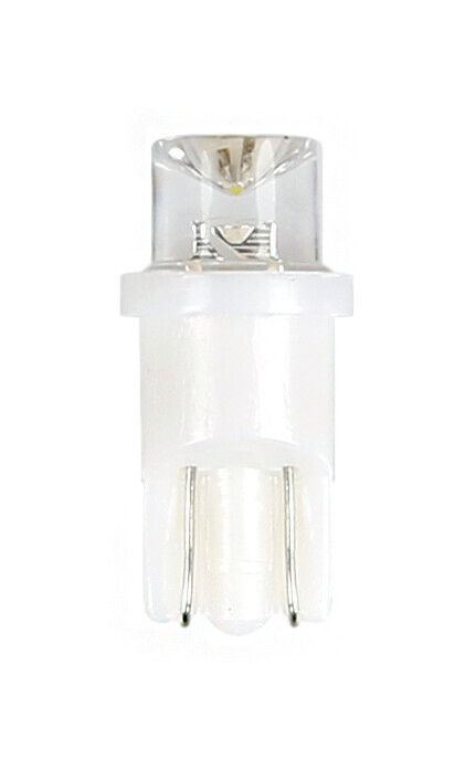 12V Colour-Led Wide, lampada 1 Led - (T10) - W2,1x9,5d - 2 pz - Scatola - Bianco