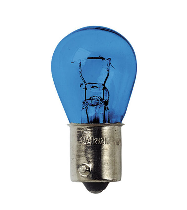 12V Lampada 1 filamento Blu-Xe - (P21W) - 21W - BA15s - 2 pz  - Scatola