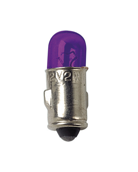 12V Lampada mignon - 2W - BA7s - 2 pz - D/Blister - Viola