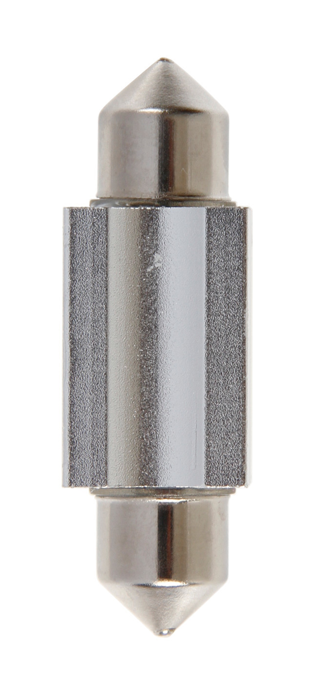 12V Led Series - 2 super chips + 3 chips - (C5W) - 12x36 mm - SV8,5-8 - 1 pz - D/Blister - Bianco - Resistenza incorporata - immagine 2