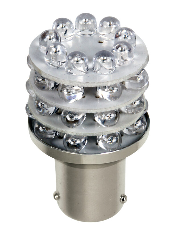 12V Lampada Multi-Led 36 Led - (PY21W) - BAU15s - 1 pz  - D/Blister - Arancio