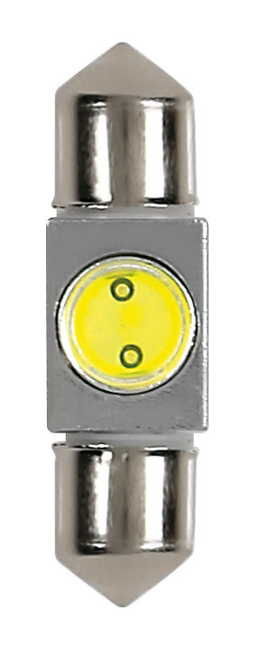 12V Led Series - 1 SMD x 2 chips - (C5W) - 10x36 mm - SV8,5-8 - 1 pz - Scatola - Bianco