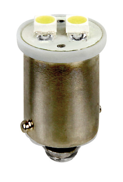 12V Hyper-Led 6 - 2 SMD x 3 chips - BA9s - 2 pz - Scatola - Bianco