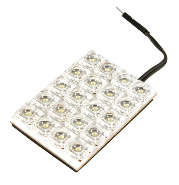 12V Hyper-Led - Pannello 20 Led - 35x50 mm - 1 pz  - D/Blister - Blu