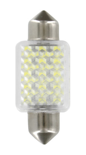 12V Led Series - 27 SMD x 1 chips - 15x35 mm - SV8,5-8 - 1 pz - D/Blister - Bianco - Doppia polarità