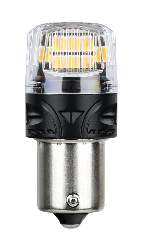 12V Ultra-Lumen Series - (PY21W) - BAU15s - 2 pz  - Scatola - Arancio - Doppia polarit&agrave; - Resistenza incorporata