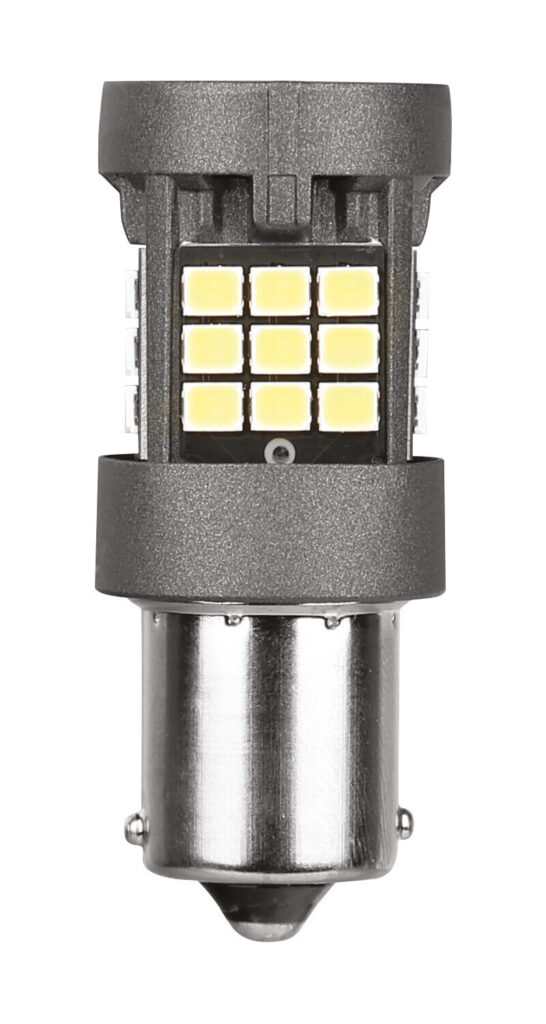 12/24V Pro-User Series - (P21W) - BA15s - 1 pz  - Scatola - Bianco - Doppia polarit&agrave; - Resistenza incorporata