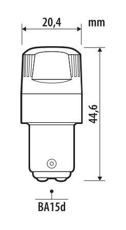 12V Ultra-Lumen Series - (BA15d) - BA15d - 2 pz - Scatola - Bianco - Doppia polarità - Resistenza incorporata - immagine 3