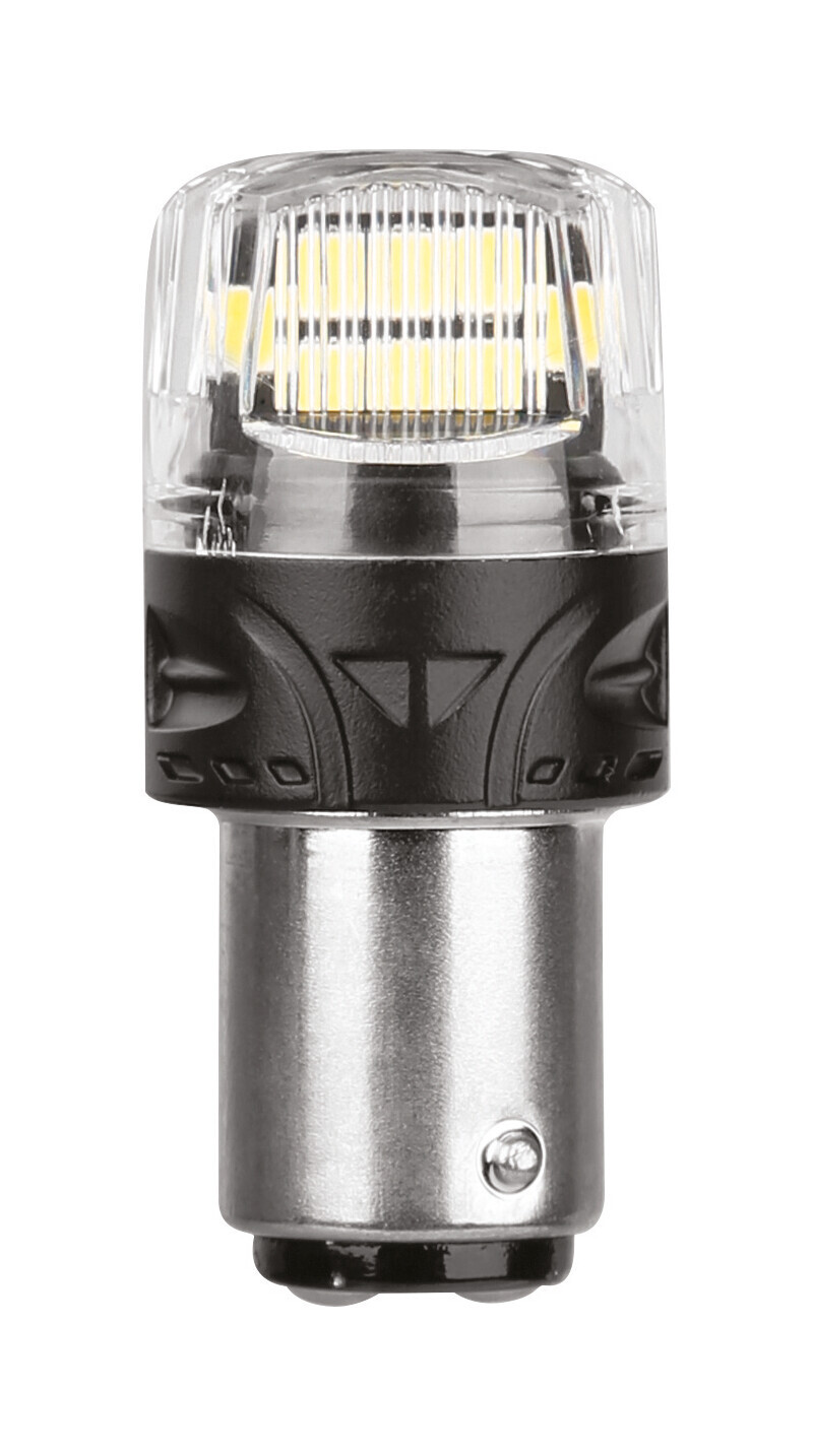 12V Ultra-Lumen Series - (P21/4W) - BAZ15d - 2 pz - Scatola - Bianco - Doppia polarità - Resistenza incorporata