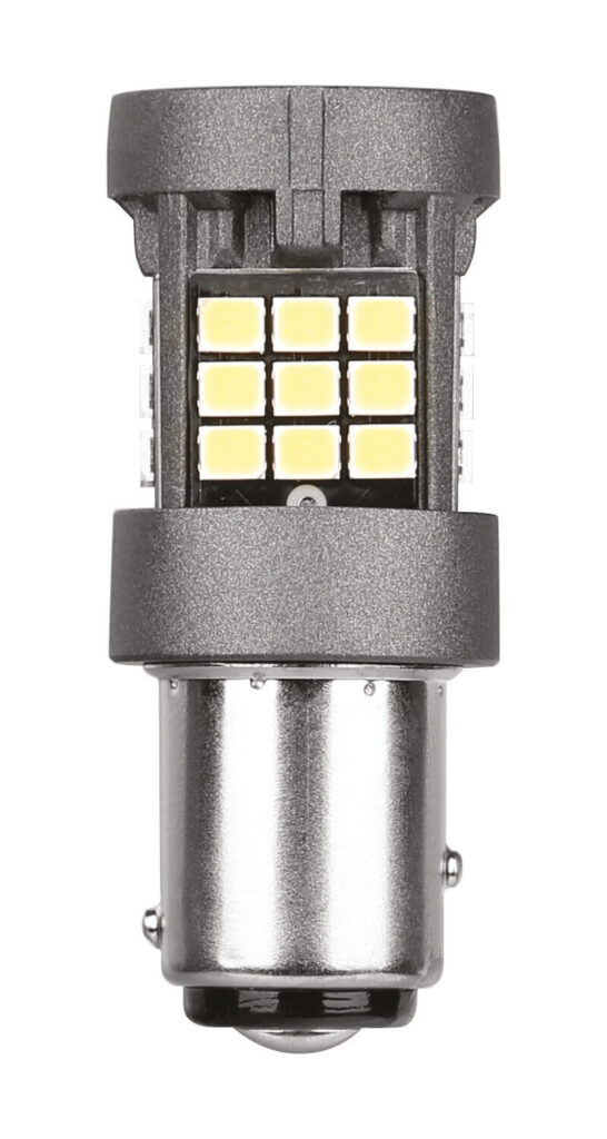 12/24V Pro-User Series - (P21/5W) - BAY15d - 1 pz  - Scatola - Bianco - Doppia polarit&agrave; - Resistenza incorporata