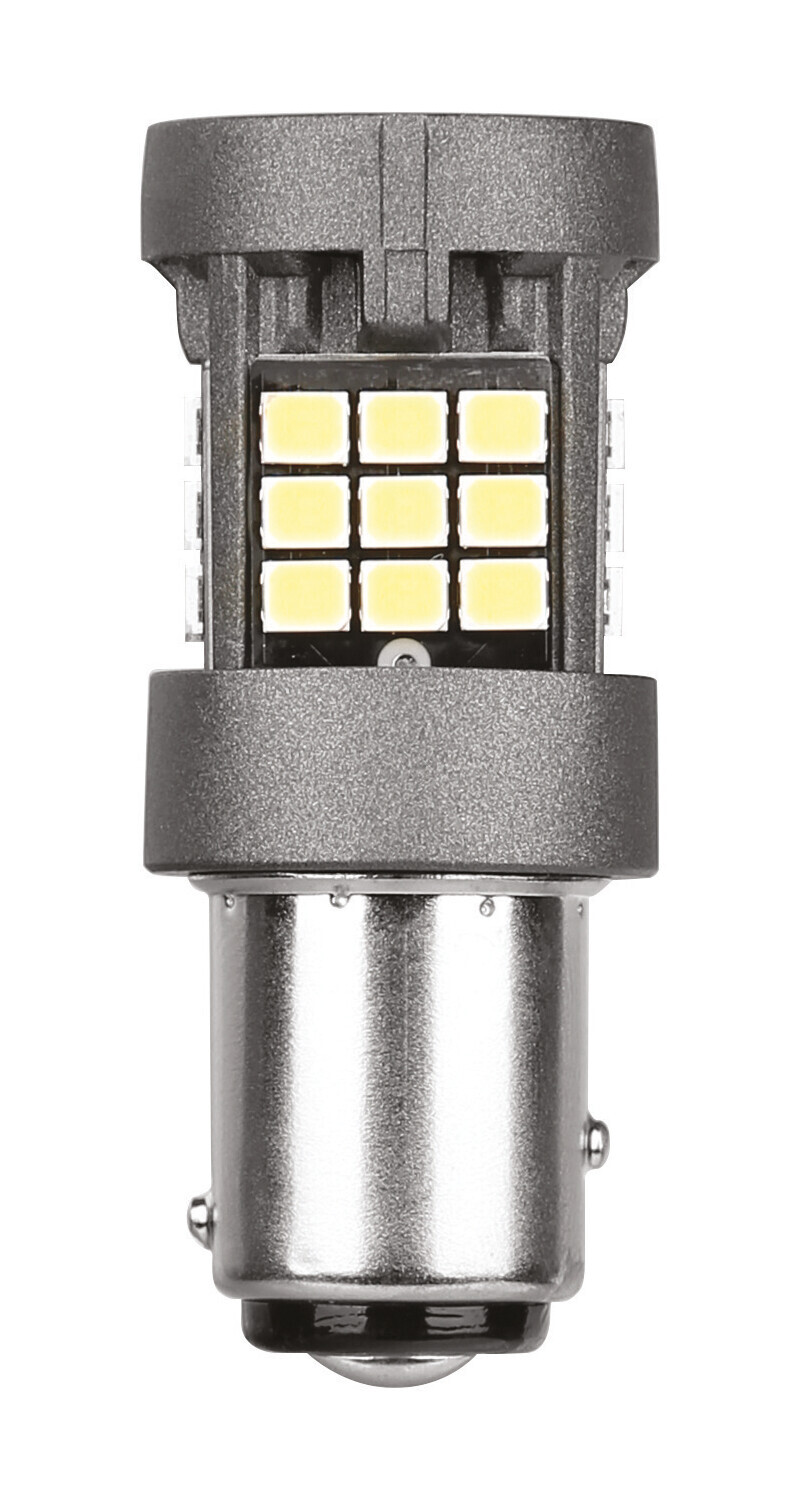 12/24V Pro-User Series - (P21/5W) - BAY15d - 1 pz - Scatola - Bianco - Doppia polarità - Resistenza incorporata