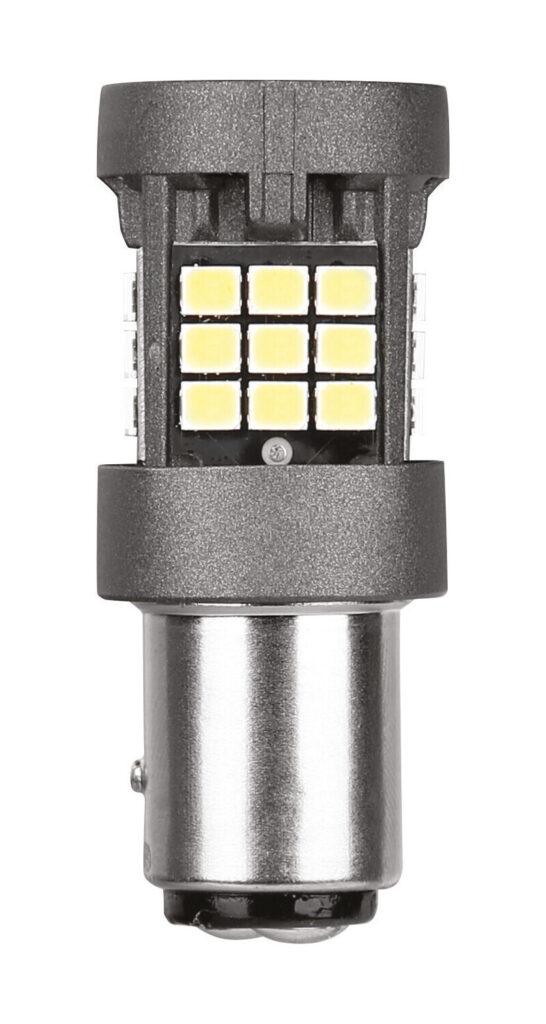 12/24V Pro-User Series - (P21/4W) - BAZ15d - 1 pz  - Scatola - Bianco - Doppia polarit&agrave; - Resistenza incorporata