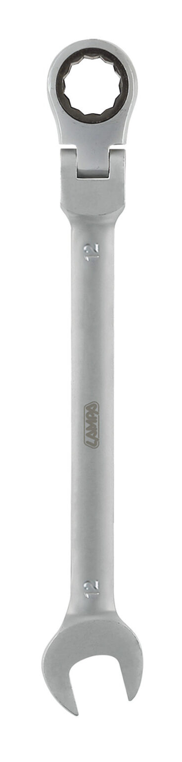 Chiave combinata con cricchetto snodato - 12 mm