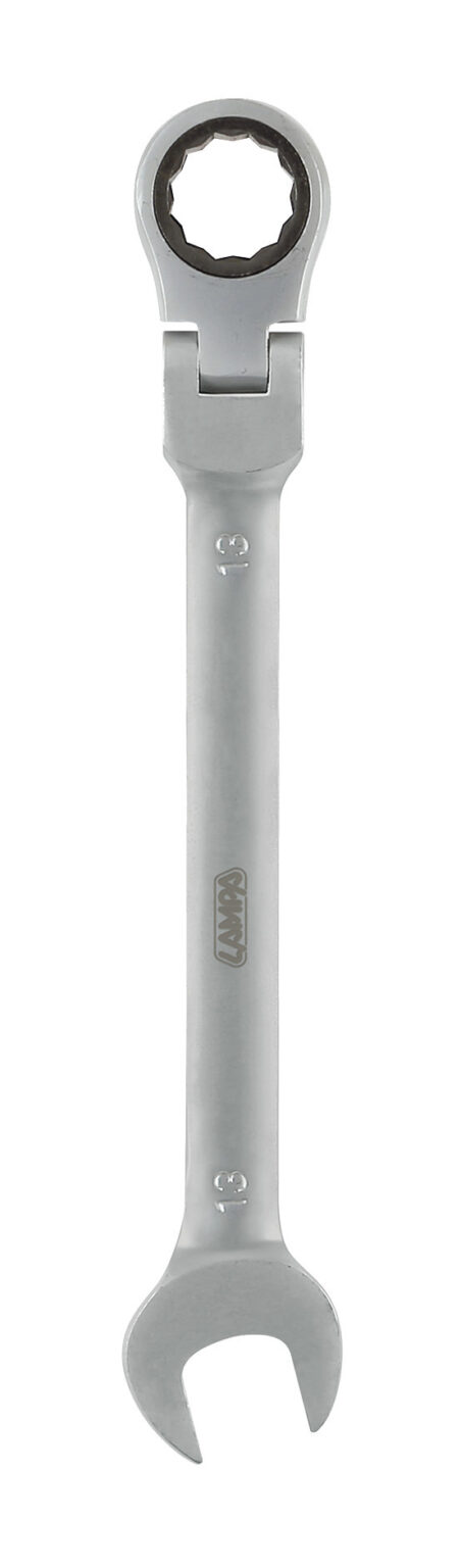 Chiave combinata con cricchetto snodato - 13 mm