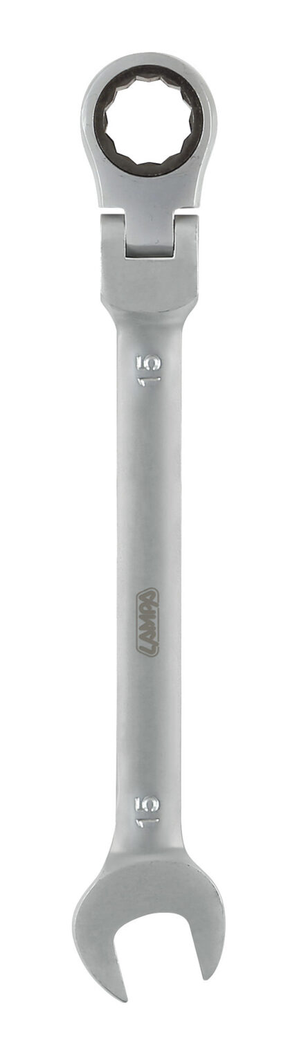 Chiave combinata con cricchetto snodato - 15 mm