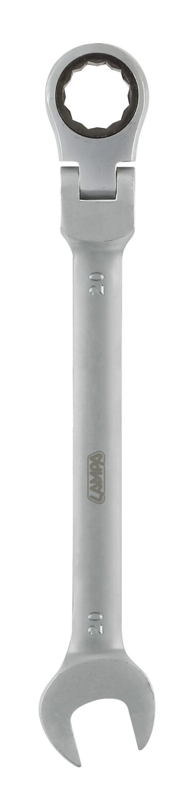Chiave combinata con cricchetto snodato - 20 mm