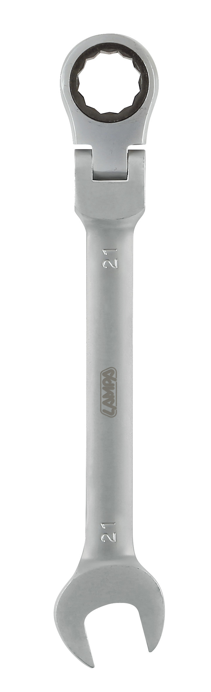 Chiave combinata con cricchetto snodato - 21 mm