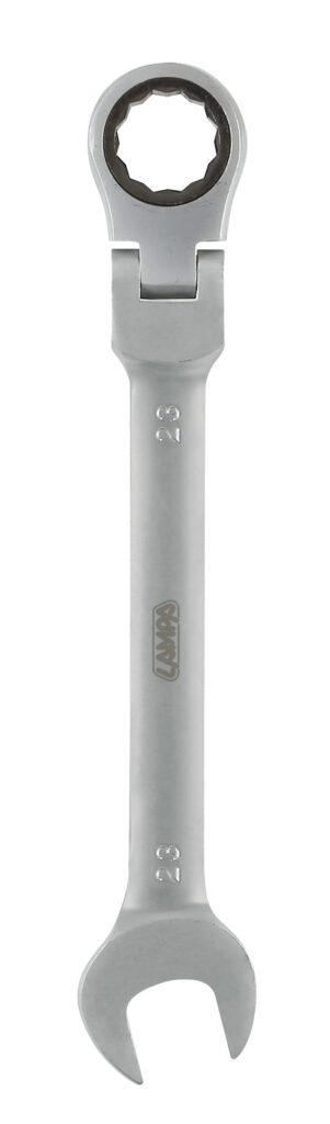 Chiave combinata con cricchetto snodato - 23 mm