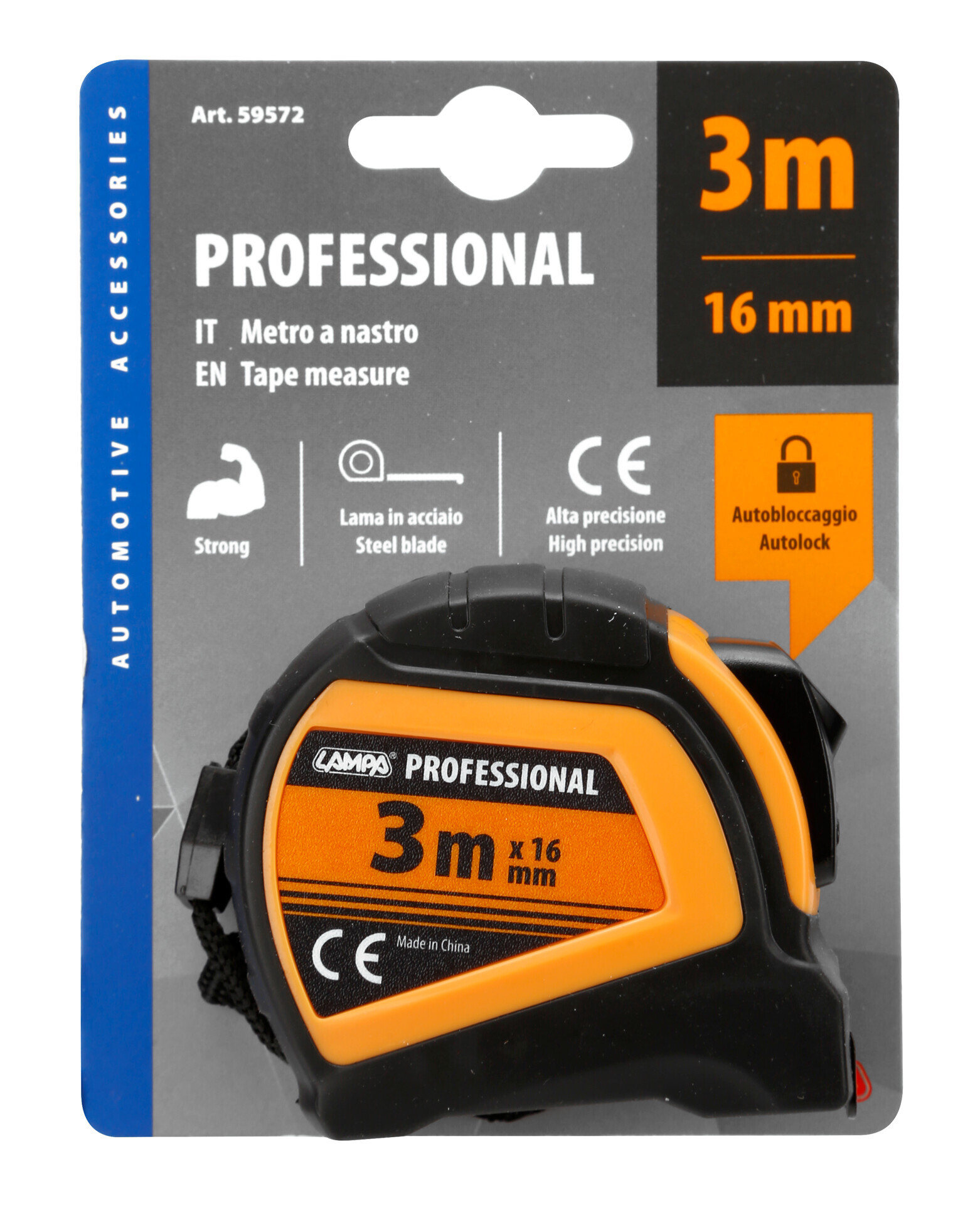 Professional, metro a nastro - 3 m x 16 mm - Confezione da 12 pezzi - immagine 5