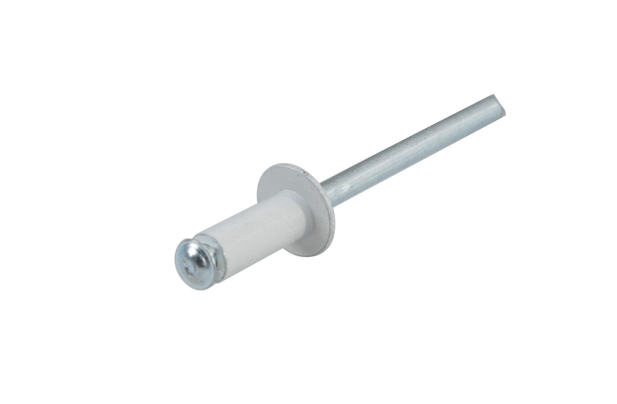 Aluminium Rivets, set 50 rivetti Graf per portatarga - Bianco - immagine 2