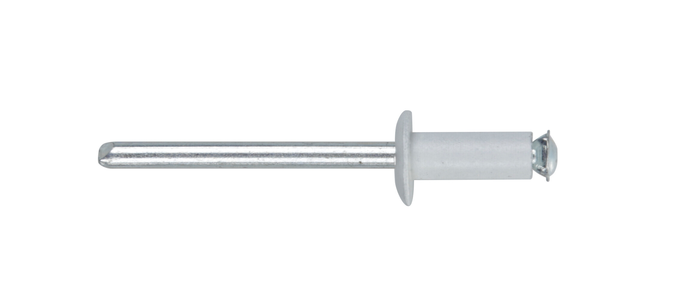 Aluminium Rivets, set 50 rivetti Graf per portatarga - Bianco - immagine 3