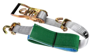 Nastro tensore con cricchetto per bisarca, gancio girevole - 5000 Kg - 5x250 cm