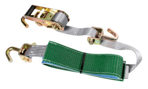 Nastro tensore con cricchetto per bisarca, gancio girevole - 3000 Kg - 3,5x250 cm