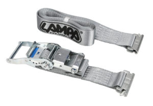 Nastro tensore con cricchetto - Gancio per carichi interni - 1,2+3 m