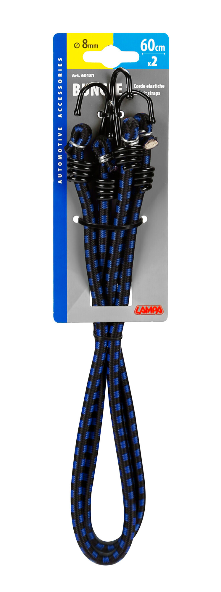 Corde elastiche slim - Ø 8 mm - 2x60 cm - immagine 3