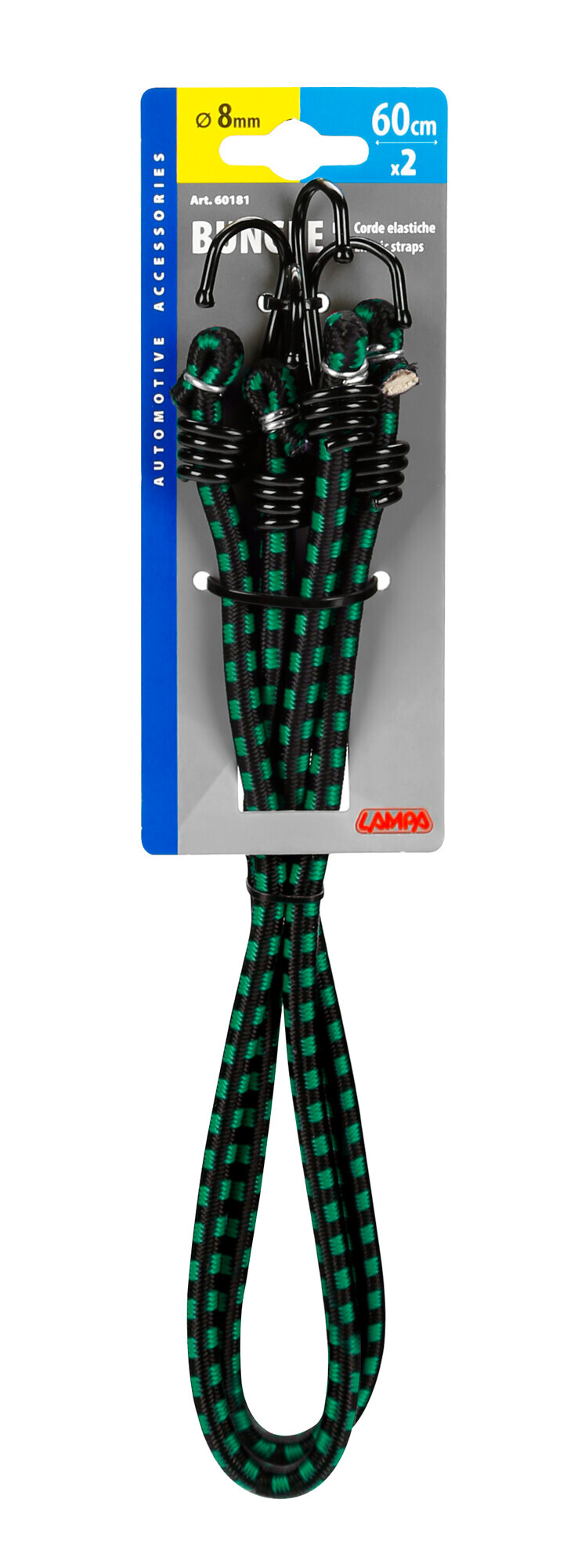 Corde elastiche slim - Ø 8 mm - 2x60 cm - immagine 4