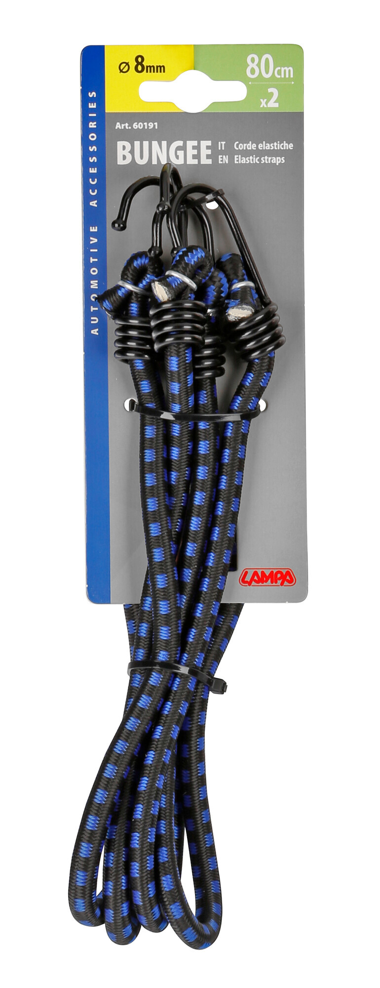 Corde elastiche slim - Ø 8 mm - 2x80 cm - immagine 2