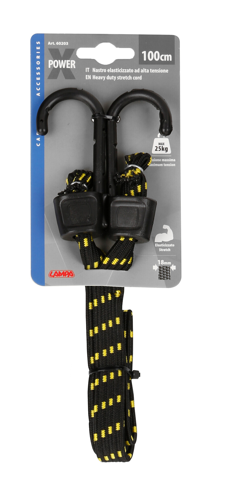 X-Power, nastro elasticizzato - 100 cm - immagine 2