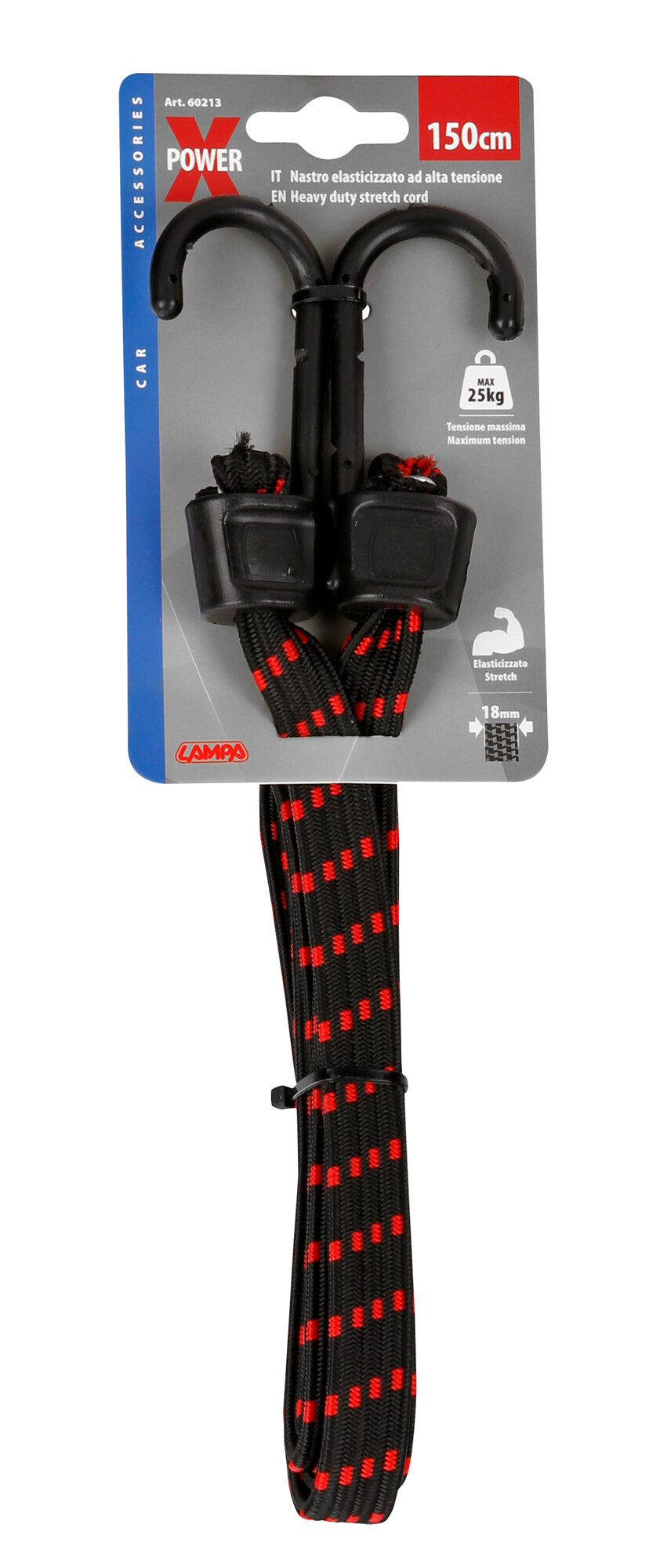 X-Power, nastro elasticizzato - 150 cm - immagine 2