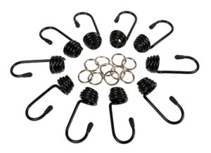 Set 10 ganci + morsetti - &Oslash; 10 mm