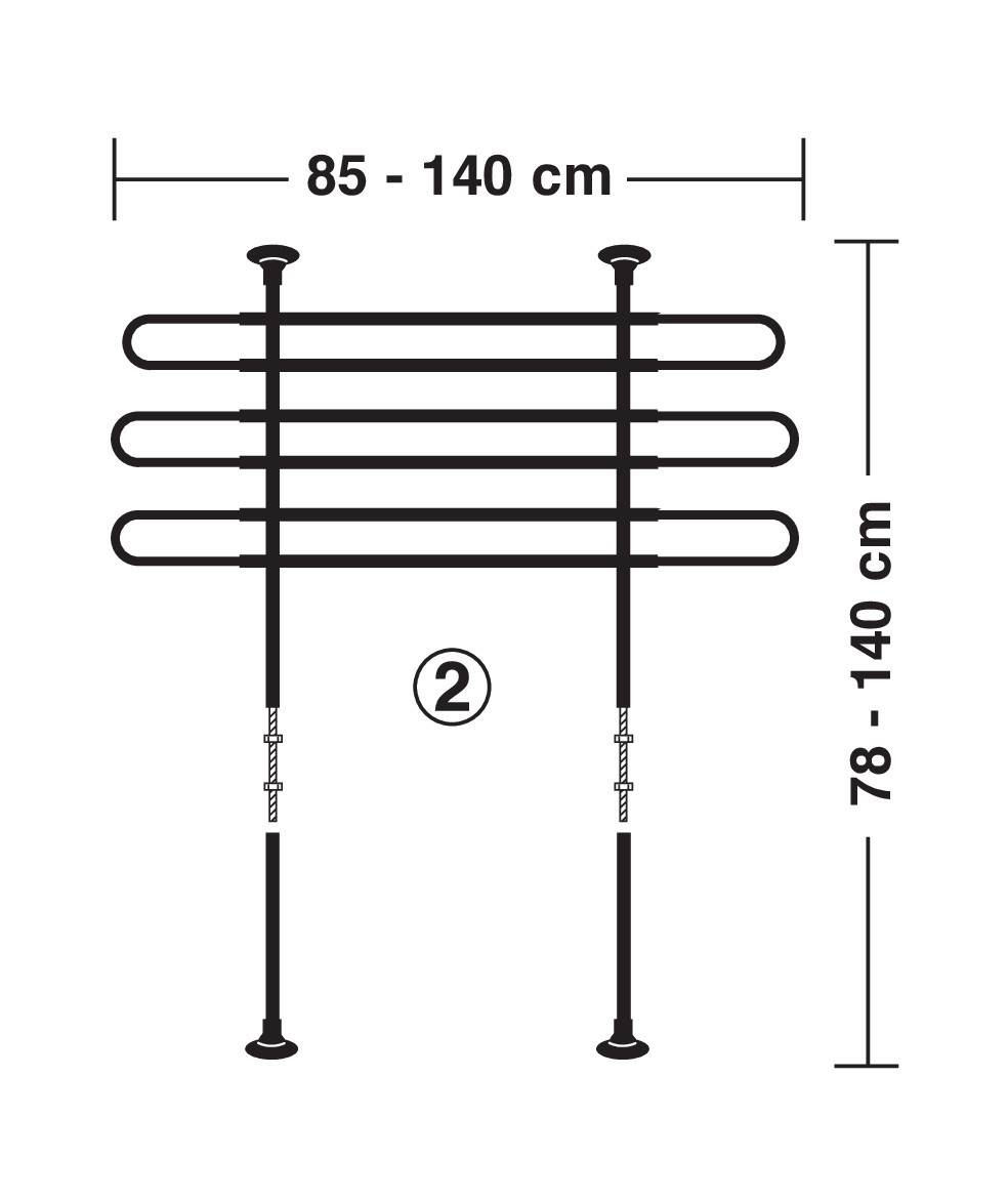 GRG-5, griglia divisoria telescopica a 3 elementi - immagine 4