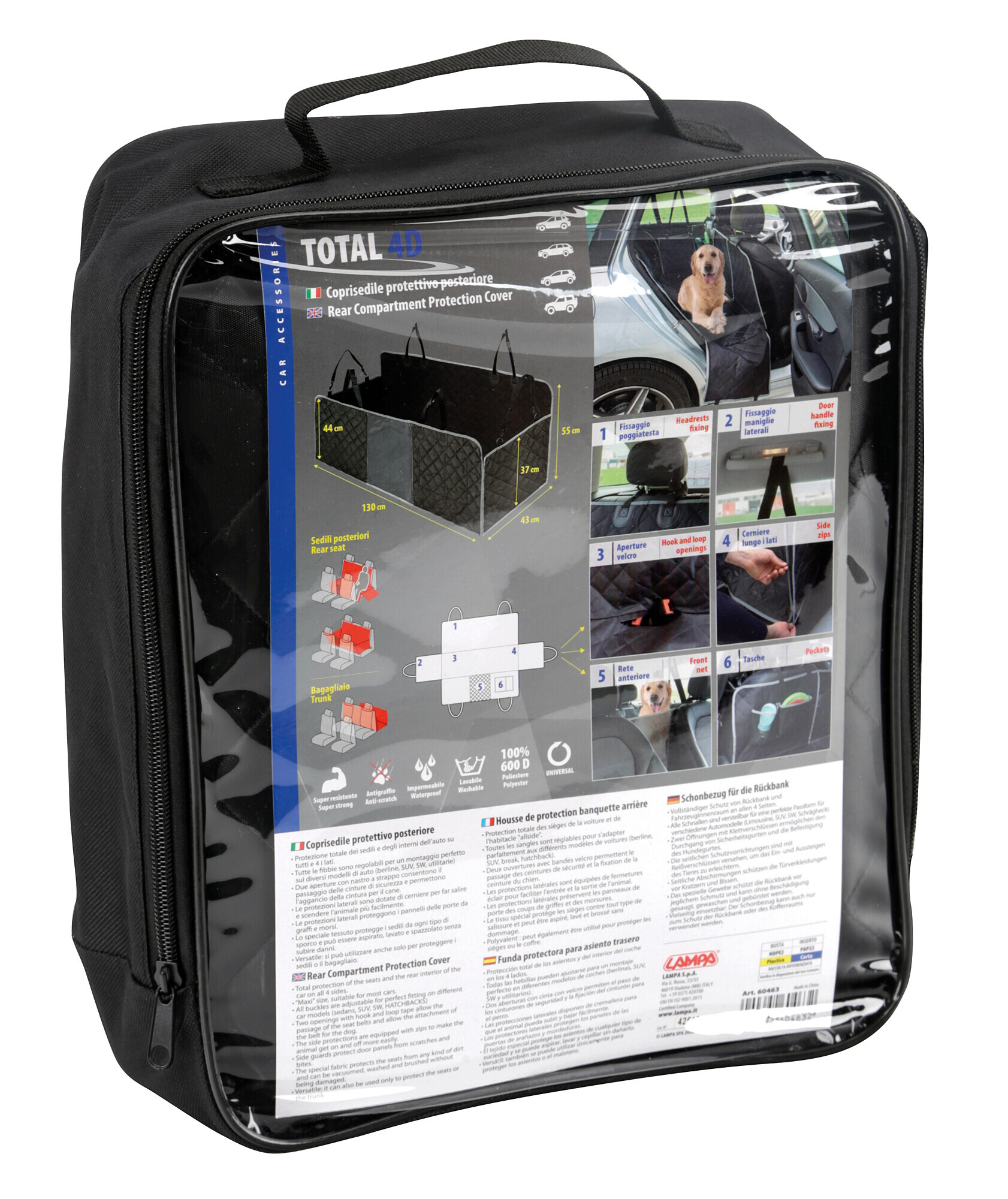 Total 4D, coprisedile protettivo posteriore - immagine 2