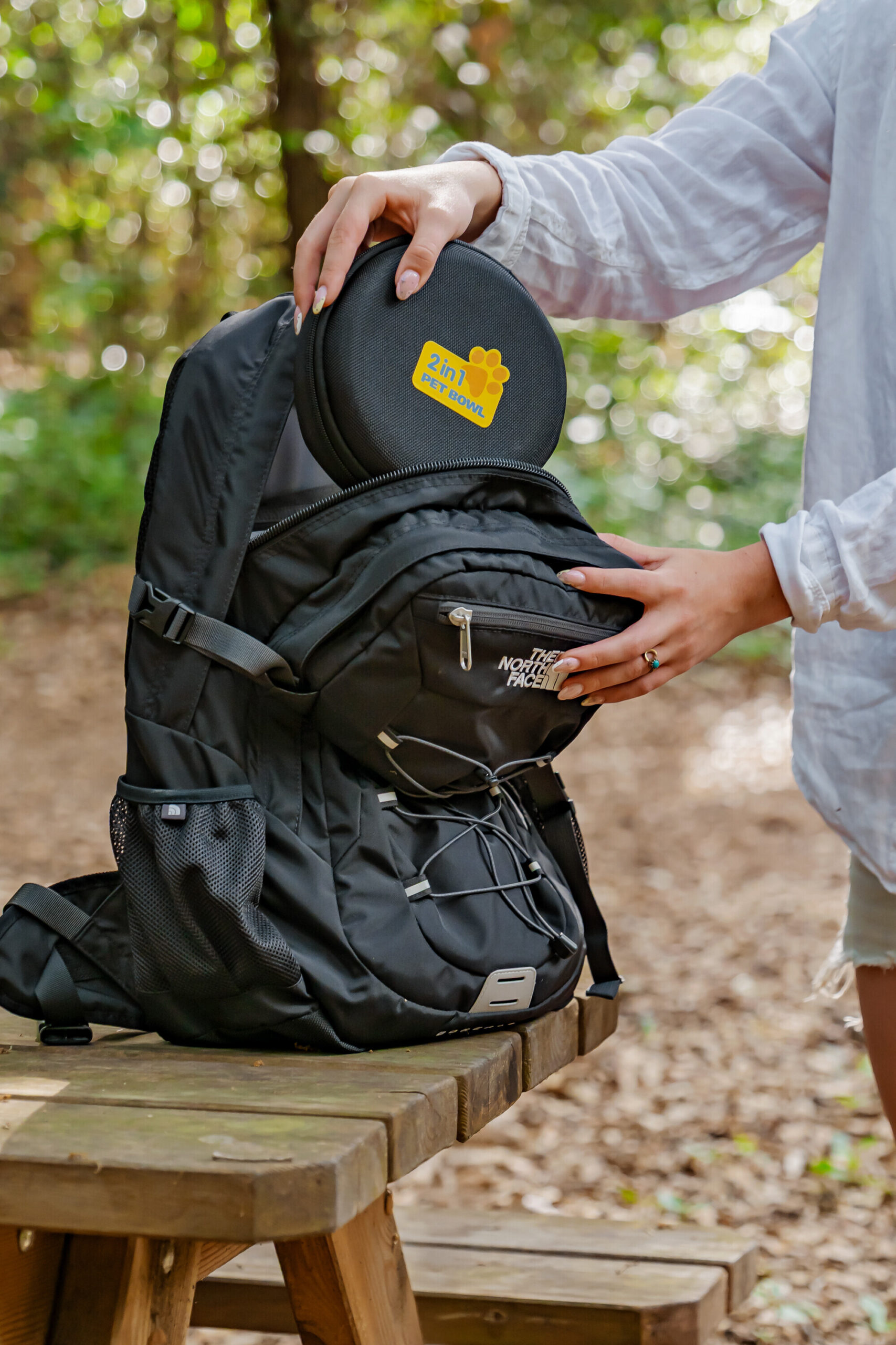 Pet Bowl, doppia ciotola da viaggio per animali - 1100+1400 ml - immagine 8