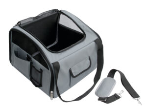 Seggiolino e trasportino per animali, sedile anteriore o posteriore
