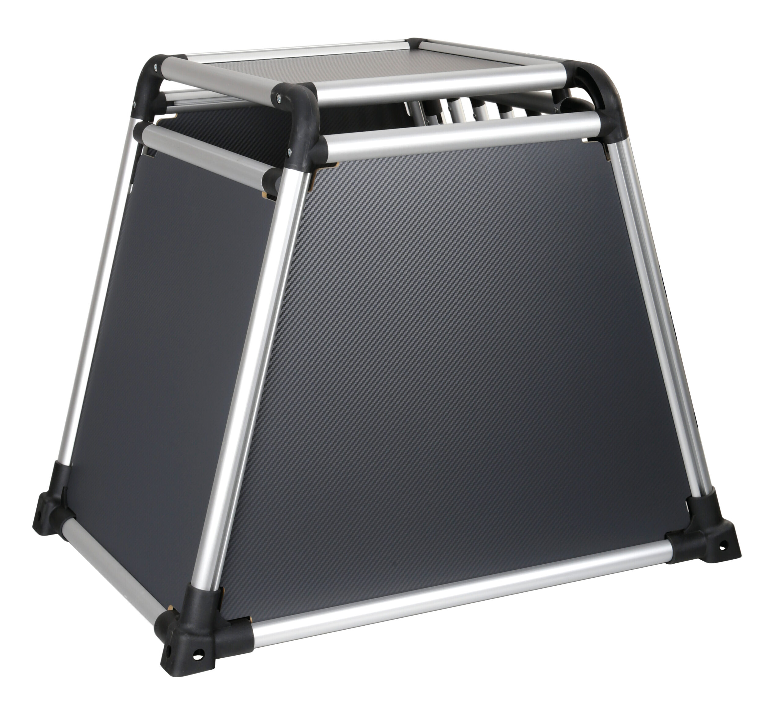 Premium, trasportino in lega di alluminio, specifico per il trasporto di animali in auto - Type 4 - 55 x 75 x H 62 cm - immagine 3