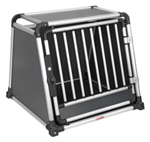 Premium, trasportino in lega di alluminio, specifico per il trasporto di animali in auto - Type 5 - 75 x 75 x H 66 cm