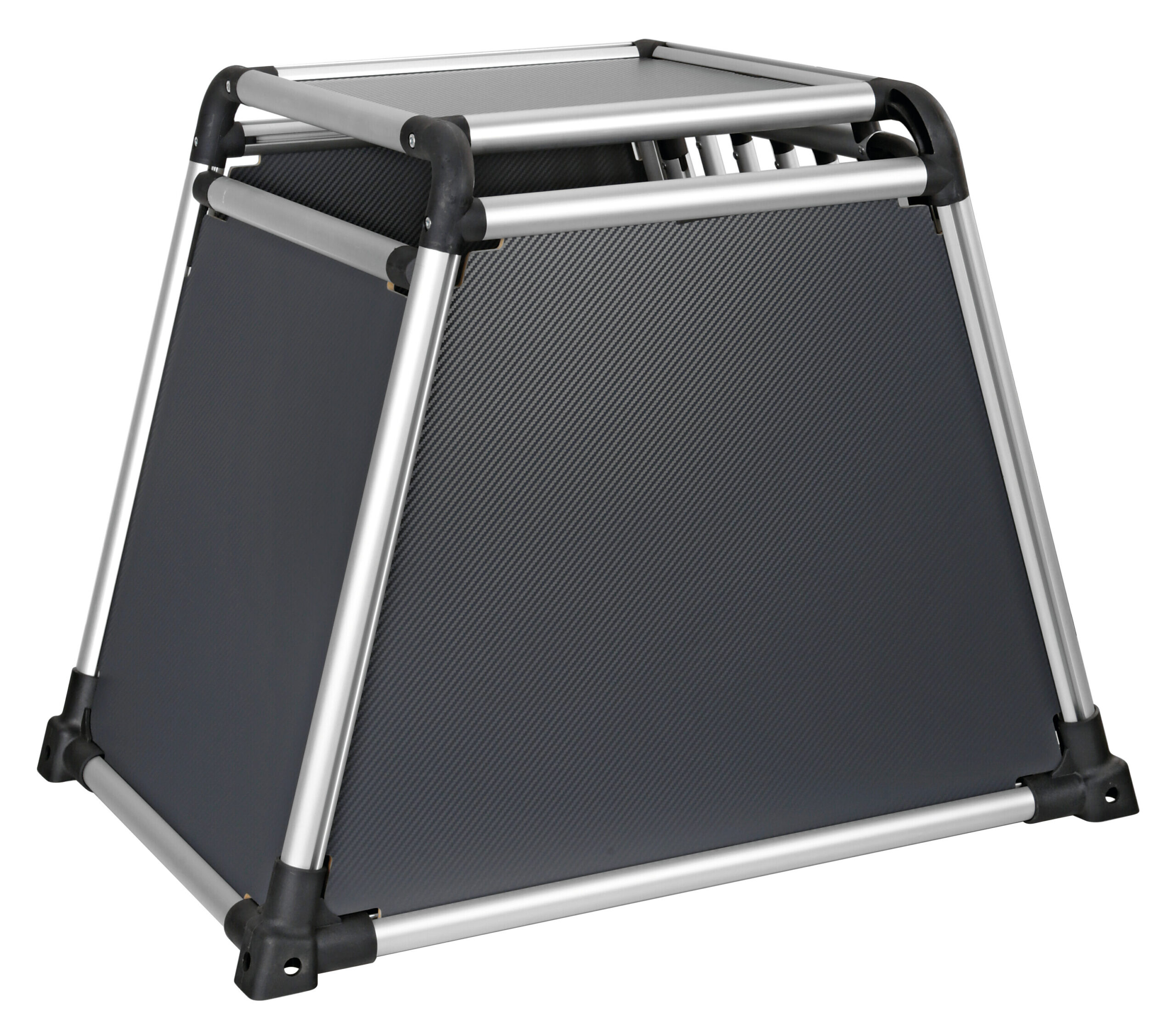 Premium, trasportino in lega di alluminio, specifico per il trasporto di animali in auto - Type 6 - 55 x 77 x H 60 cm - immagine 3