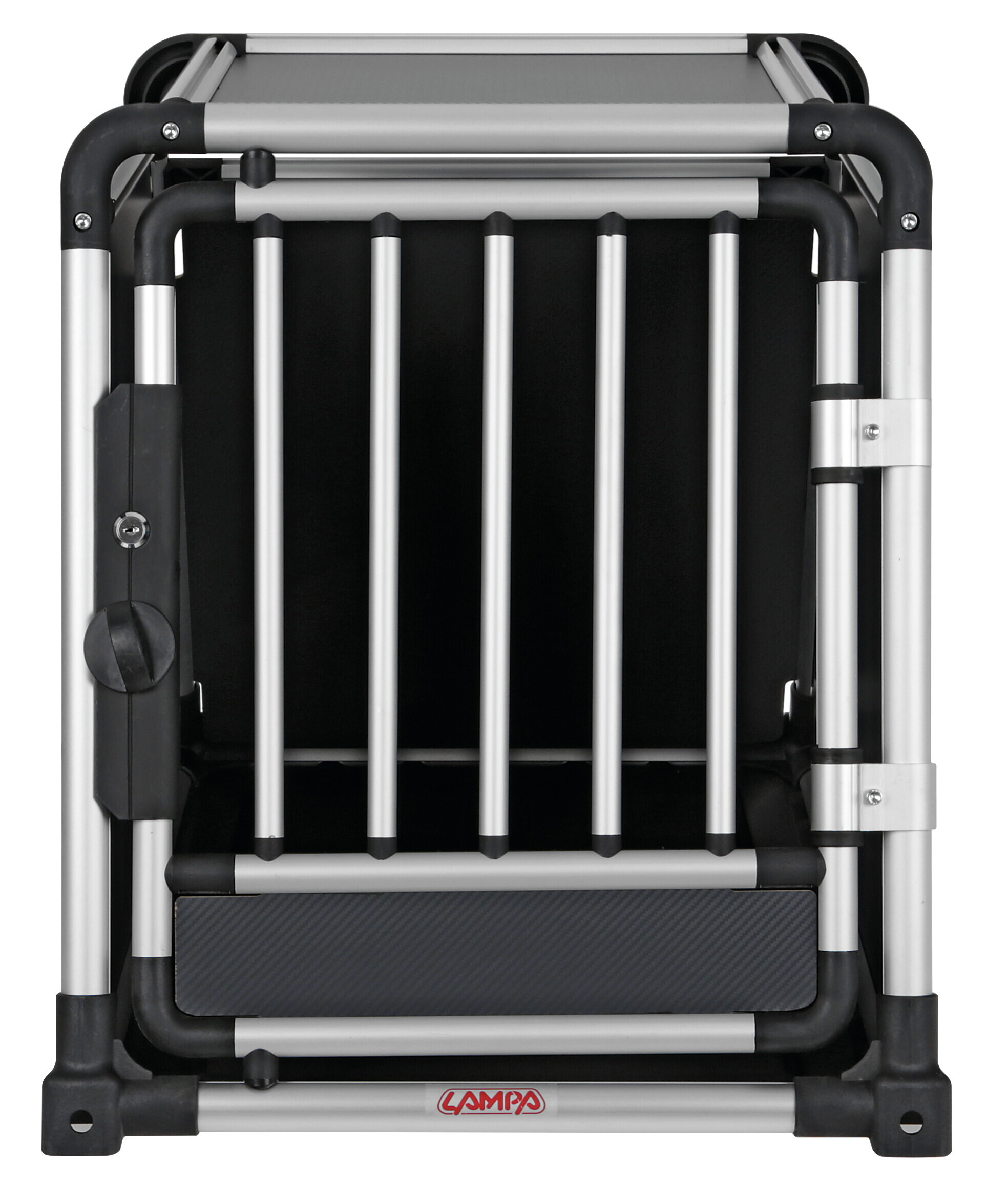 Premium, trasportino in lega di alluminio, specifico per il trasporto di animali in auto - Type 6 - 55 x 77 x H 60 cm - immagine 4