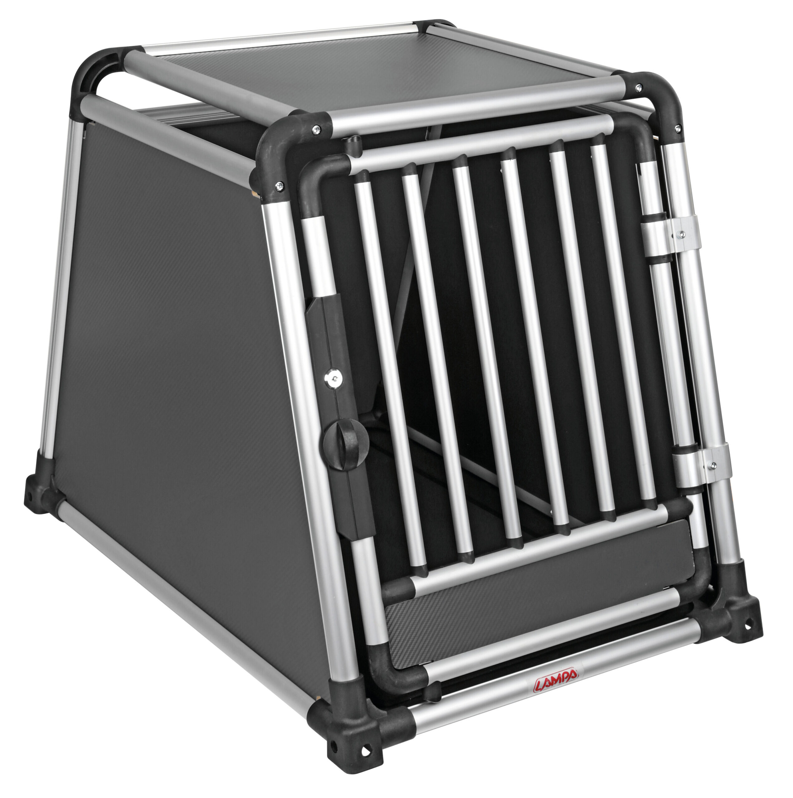 Premium, trasportino in lega di alluminio, specifico per il trasporto di animali in auto - Type 7 - 60 x 85 x H 86 cm