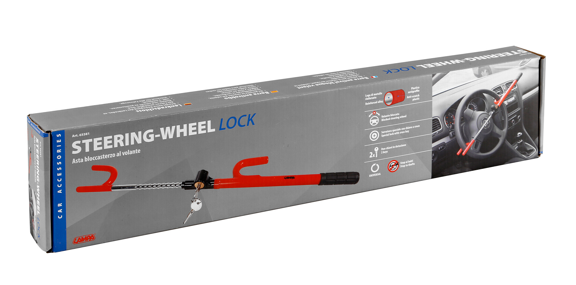 Asta antifurto a volante - immagine 2