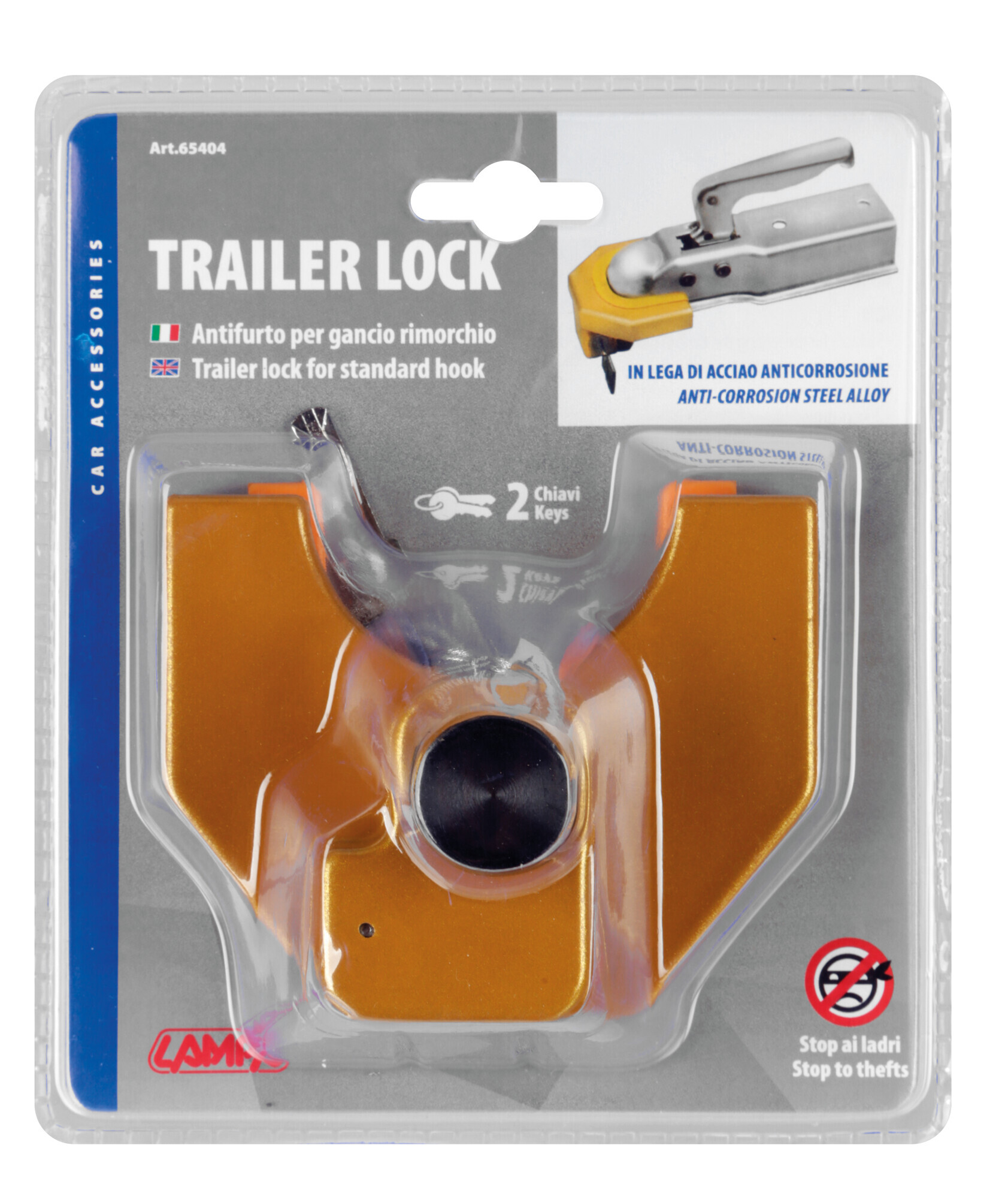 Antifurto per gancio rimorchio - immagine 3