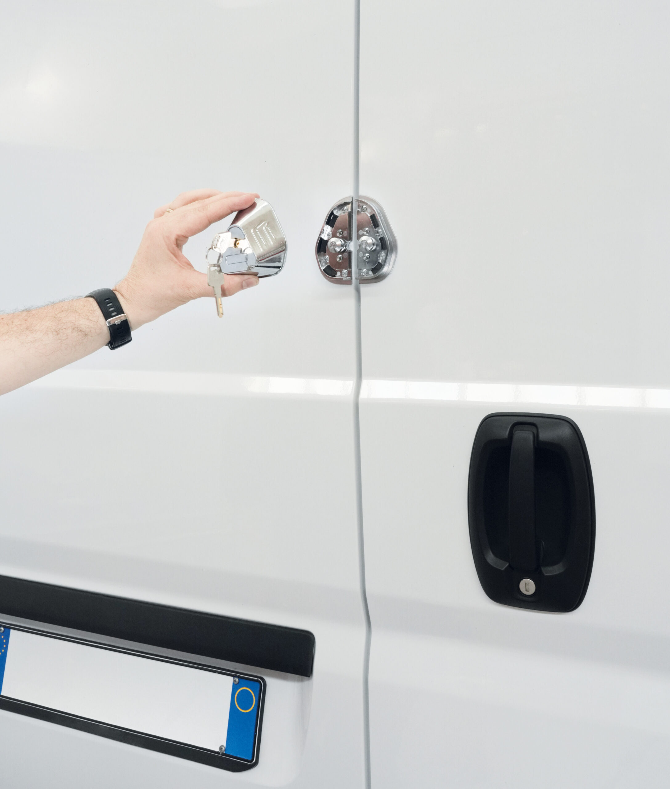 Vigilant, kit 1 serratura aggiuntiva per porte veicoli commerciali - immagine 6