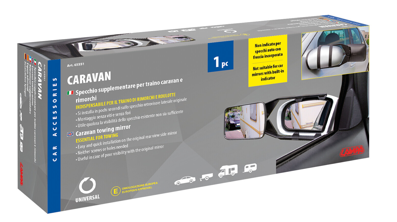 Caravan, Specchio supplementare 2 Caravan, Specchio supplementare - immagine 2